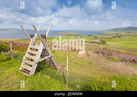 Nördlich von Cuween Hill, Orkney, Schottland Großbritannien anzeigen Stockfoto