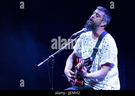 Cartagina, Spanien. 18. Juli 2017. Australische Sängerin, Scott Matthew während seines Auftritts beim La Mar de Músicas Festival. Bildnachweis: Abel F. Ros/Pacific Press/Alamy Live-Nachrichten Stockfoto