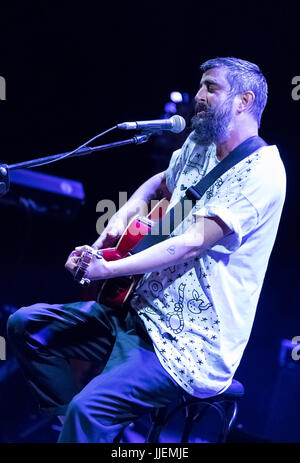 Cartagina, Spanien. 18. Juli 2017. Australische Sängerin, Scott Matthew während seines Auftritts beim La Mar de Músicas Festival. Bildnachweis: Abel F. Ros/Pacific Press/Alamy Live-Nachrichten Stockfoto