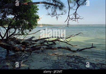 Loch in der Wand, Booderee Nationalpark, Jervis Bay, NSW, Australien. Stockfoto