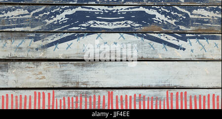 Digital generiert der abstrakten Muster Holz Hintergrund Stockfoto