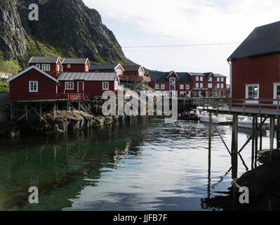 Torrfisk Museum Dorf Å i Lofoten ein kleines Fischerdorf im Lofoten A Archipels im Norwayegian Meer Norwegen Stockfoto