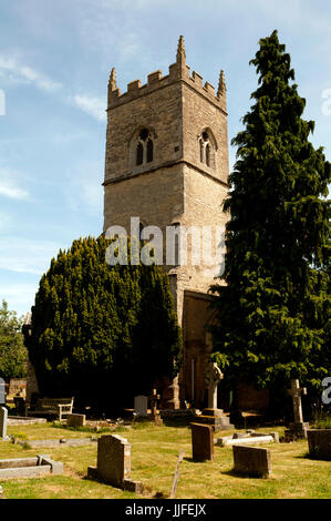 St. Maria und Edburga Kirche, Stratton Audley, Oxfordshire, England, Vereinigtes Königreich Stockfoto