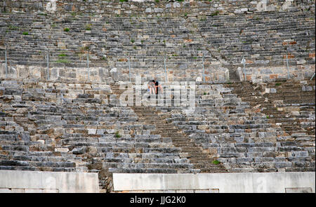 Großes Theater in Ephesus Stockfoto