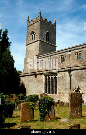 St. Maria und Edburga Kirche, Stratton Audley, Oxfordshire, England, Vereinigtes Königreich Stockfoto