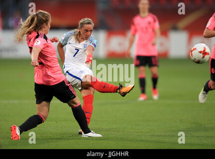 Englands Jordan Nobbs in Aktion während der UEFA Women's Euro 2017, Gruppe D-Spiel im Stadion Galgenwaard, Utrecht. Stockfoto