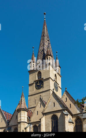 Sibiu lutherische Kathedrale, Rumänien Stockfoto
