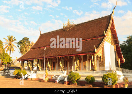 Buddha-komplexe in Luang Prabang ist das UNESCO-Weltkulturerbe-Stadt Stockfoto