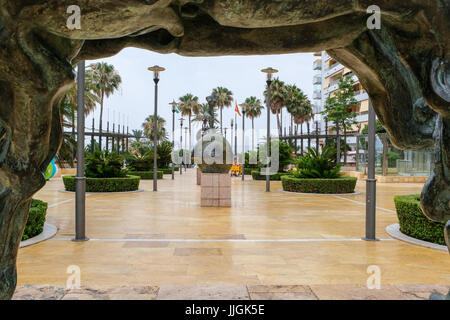 Statuen von Salvador Dali in Marbella Stockfoto