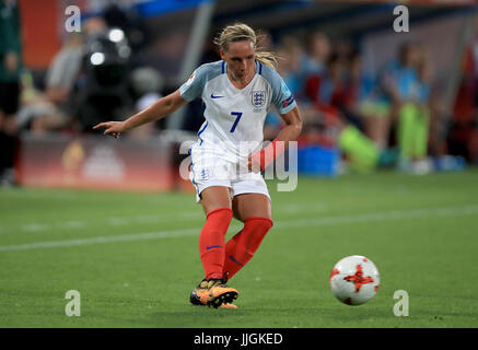 Die englischen Jordan Nobbs in Aktion während des UEFA Women's Euro 2017, Gruppe-D-Spiels im Stadion Galgenwaard, Utrecht. DRÜCKEN SIE VERBANDSFOTO. Bilddatum: Mittwoch, 19. Juli 2017. Siehe PA Geschichte SOCCER England Women. Bildnachweis sollte lauten: Mike Egerton/PA Wire. . Stockfoto