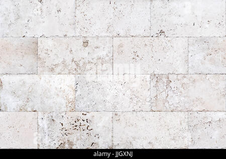 Wand aus Marmor Stein nahtlose Textur Stockfoto