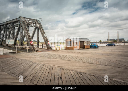 Tilbury Passagierfähre Service auf der Themse, Essex, Großbritannien Stockfoto