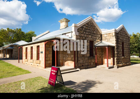 Das Beechworth historische und kulturelle Precinc an einem warmen Herbsttag in Victoria, Australien Stockfoto