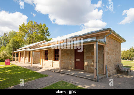 Das Beechworth historische und kulturelle Precinc an einem warmen Herbsttag in Victoria, Australien Stockfoto