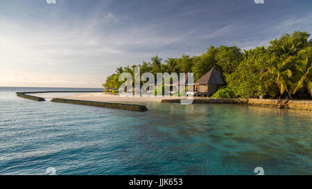 Gangehi Island Resort-Ari-Atoll, Indischer Ozean, Malediven Stockfoto