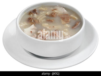 Gemischt, Suppe, Belle Paca Suppe, Kuttelsuppe, Iskembe Corbasi, Türkisch traditionellen Kutteln Stockfoto