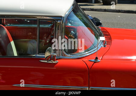 Rot Oldtimer Stockfoto