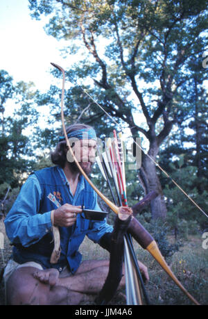 Gary Snyder, in der Sierra Nevada, 1969 Stockfoto