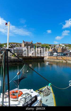 Der Hafen von Stromness, Festland, Orkney, Orkney Inseln, Schottland, Großbritannien Stockfoto