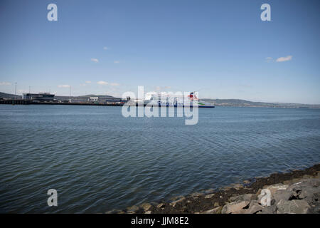 Stena Line Fähren Abholer in Belfast, Stenaline Superfast VII Stockfoto