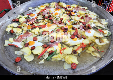 Kochen. April fair. Barcelona. Katalonien. Spanien. Stockfoto