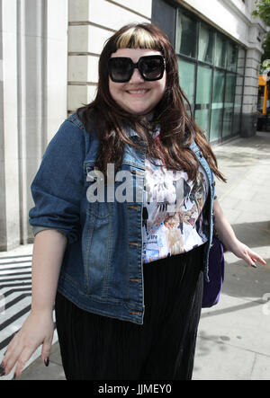Beth Ditto gesehen verlassen BBC Radio 2-Studios in London am 3. Juni 2017 Stockfoto