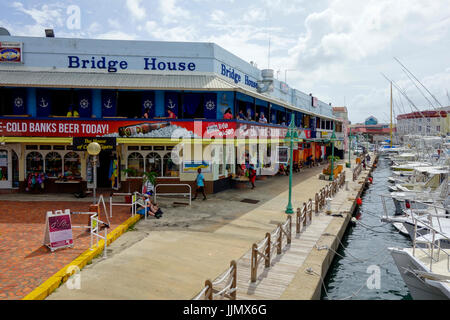 Bridgetown, der Hauptstadt von Barbados und seine Details. Stockfoto