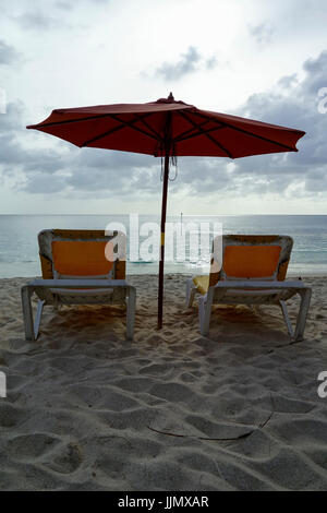 Strand und Küste, Holetown, Barbados, West Indies Stockfoto