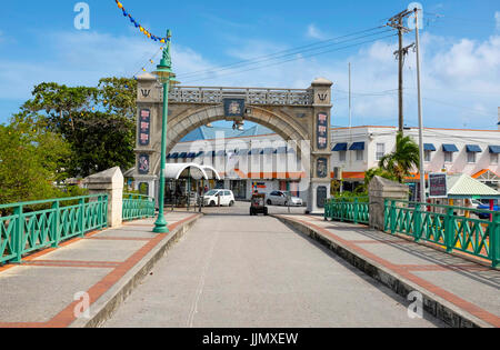 Bridgetown, der Hauptstadt von Barbados und seine Details. Stockfoto