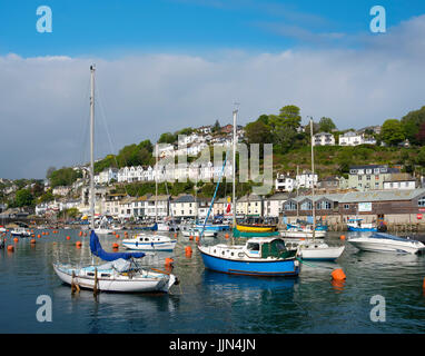 Fischereihafen, East Looe, Looe, Cornwall, England, Vereinigtes Königreich Stockfoto