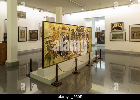 Kunst von Nguyen Gia Tri im Vietnam Museum of Fine Arts in Hanoi Stockfoto