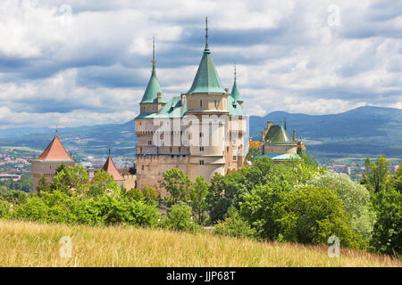 Bojnice - eines der schönsten Schlösser in der Slowakei. Stockfoto