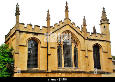 Außenansicht der Bodleian Library, Oxford, Großbritannien Stockfoto