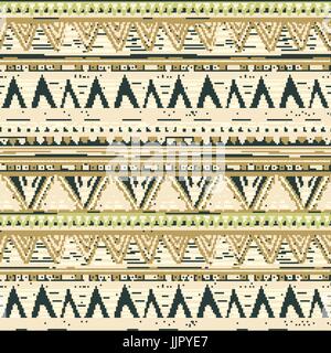 Bunte Vintage nahtlose Muster mit floralen und Mandala-Elemente. Handgezeichnete Hintergrund. Eignet sich für Stoff, Tapete, Fliesen, Verpackung, deckt eine Stock Vektor