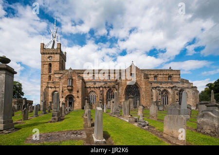 Kirche des St.-Michaels-Pfarrei in Linlithgow Palace in Schottland, Vereinigtes Königreich Stockfoto