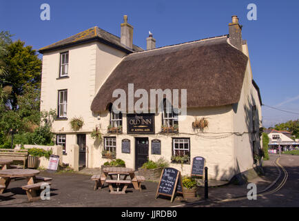 Das alte Gasthaus Mullion Stockfoto