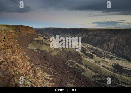 Owyhee River Canyon Sonnenuntergang Oregon Stockfoto