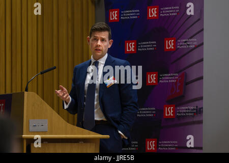 Professor Matthew Goodwin anlässlich der London School of Economics und Political Science, Wahl-Party-Nacht 2017, London, England, UK Stockfoto