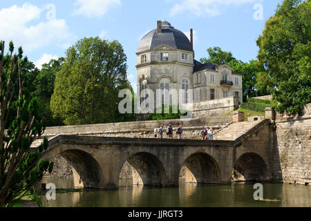 Frankreich, le Château, Châteauneuf-Sur-Loire, Loiret (45) / / Frankreich, Loiret, Chateauneuf Sur Loire, das Schloss Stockfoto