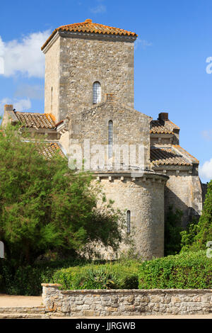 Frankreich, Loiret (45), Germigny-des-Prés, Oratoire Carolingien Ou Église De La Très-Sainte-Trinité / / Frankreich, Loiret, Germigny-des-Prés, die Carolingi Stockfoto