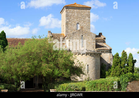 Frankreich, Loiret (45), Germigny-des-Prés, Oratoire Carolingien Ou Église De La Très-Sainte-Trinité / / Frankreich, Loiret, Germigny-des-Prés, die Carolingi Stockfoto