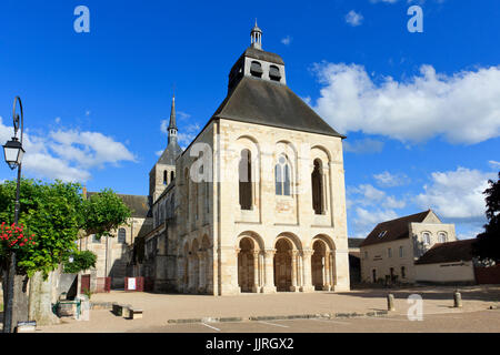 Frankreich, Loiret (45), Saint-Benoît-Sur-Loire, Abbaye de Saint-Benoît-Sur-Loire, Ou Abbaye de Fleury, Patrimoine Mondial de UNESCO / / Frankreich, Loiret, Stockfoto