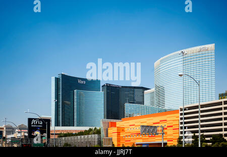 Las Vegas Strip, Skyline Stockfoto