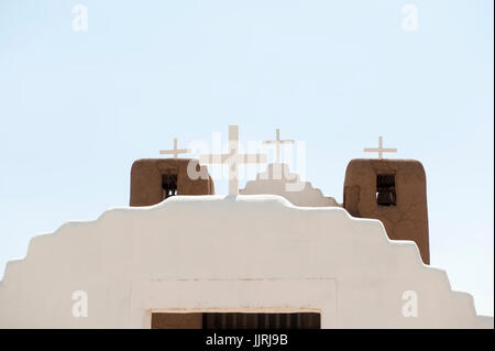 Das Taos Pueblo in Taos, New Mexico, USA Stockfoto