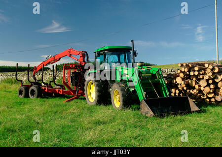1986 John Deere 2140 Schlepper Stockfoto