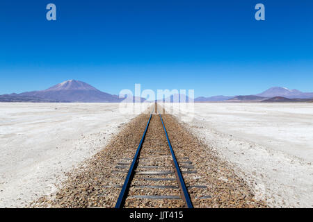 Salar de Uyuni in Bolivien Stockfoto