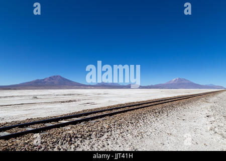 Salar de Uyuni in Bolivien Stockfoto