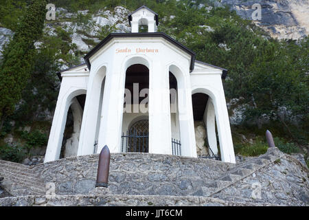 Kapelle Heilige Barbara. Riva Sel Garda. Italien Stockfoto