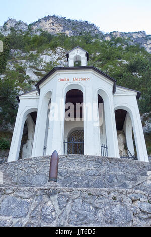 Kapelle Heilige Barbara. Riva Sel Garda. Italien Stockfoto