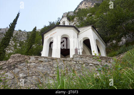 Kapelle Heilige Barbara. Riva Sel Garda. Italien Stockfoto